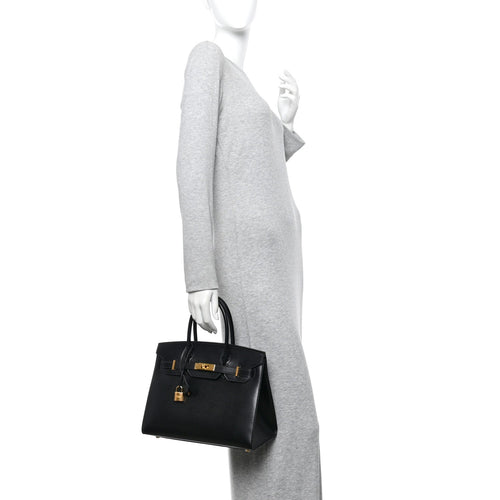Box Birkin Sellier 30 Black