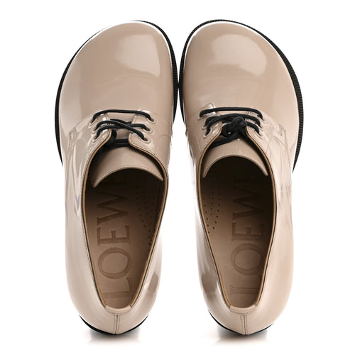Brushed Calfskin Campo Derby Loafers 40 Light Pink