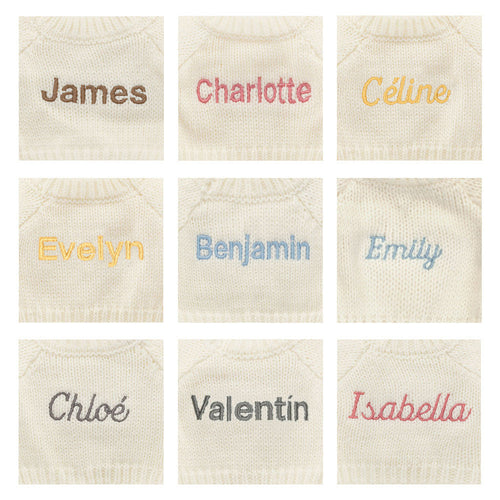 Bashful Luxe Bunny Luna with Personalized Cream Jumper