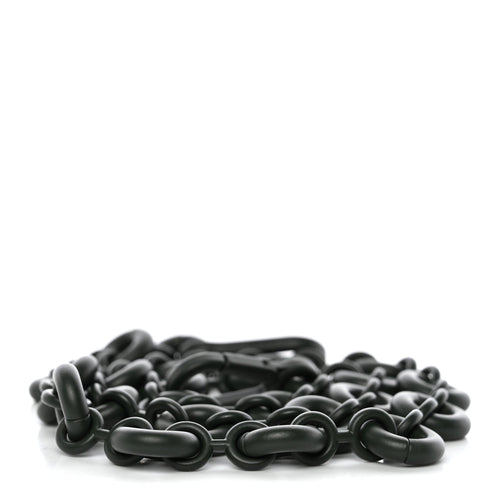 Brass Monochrome Donut Chain Shoulder Strap Olive Green