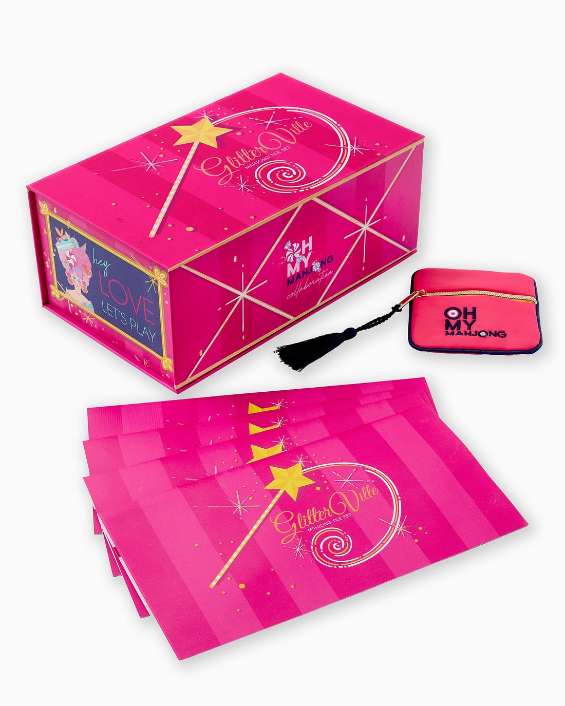 [Oh My Mahjong]  Glitterville Mahjong Tiles