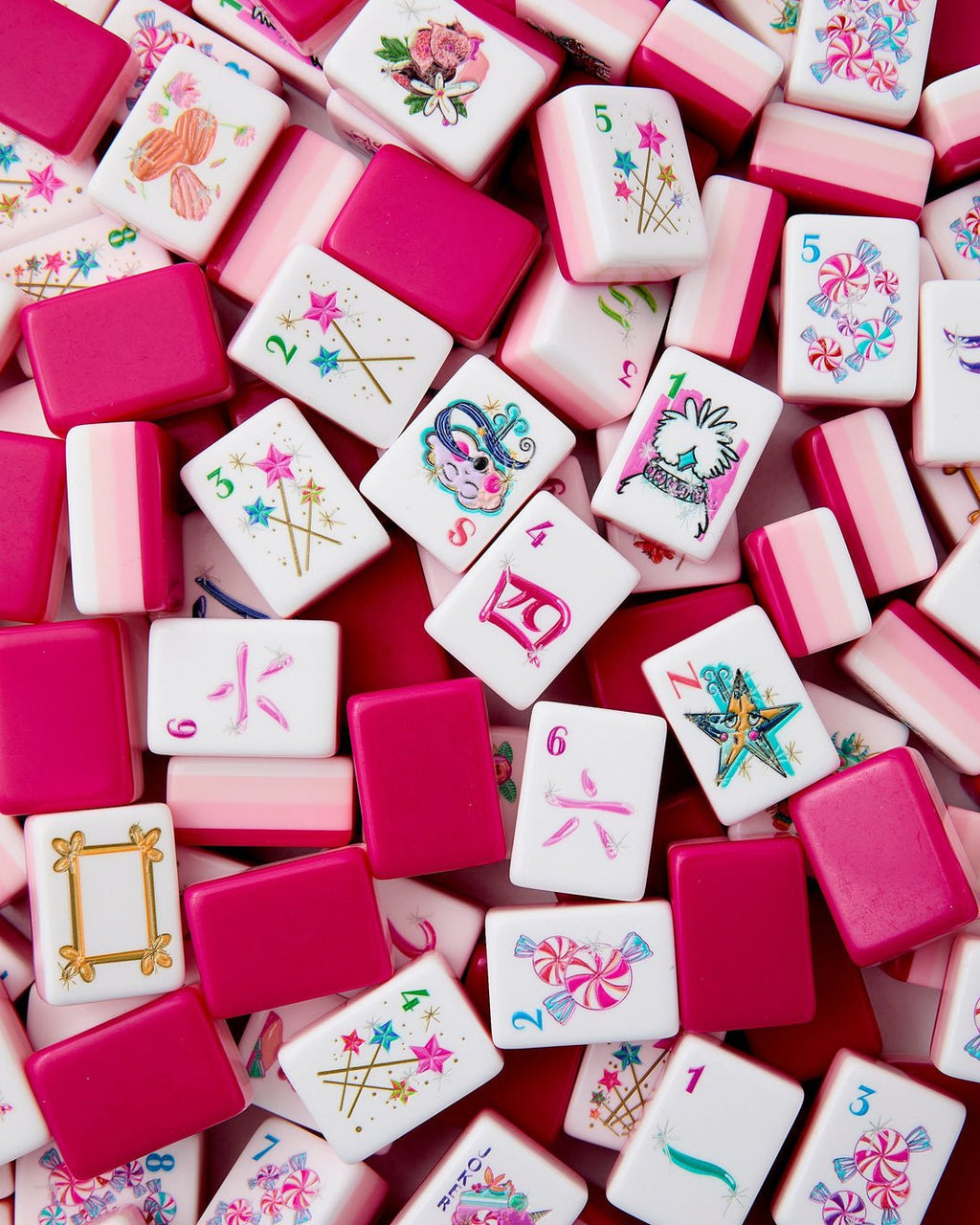 [Oh My Mahjong]  Glitterville Mahjong Tiles