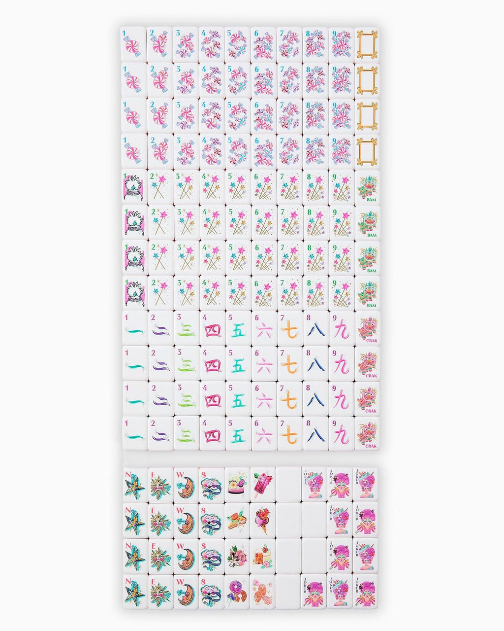 [Oh My Mahjong]  Glitterville Mahjong Tiles