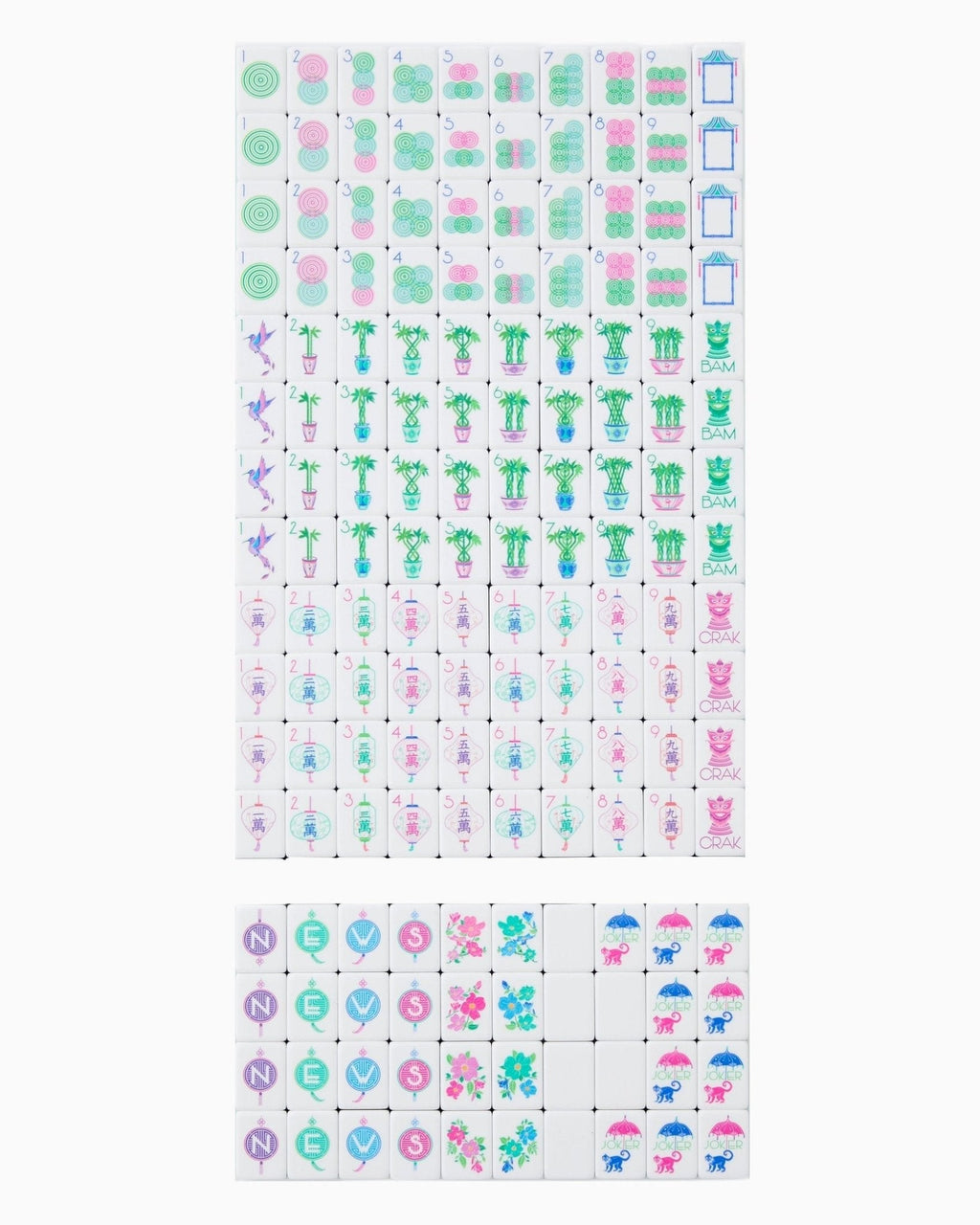 [Oh My Mahjong] Jasmine Mahjong Tiles