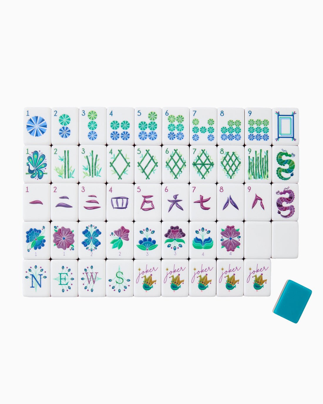 [Oh My Mahjong]  Lagoon Mahjong Tiles