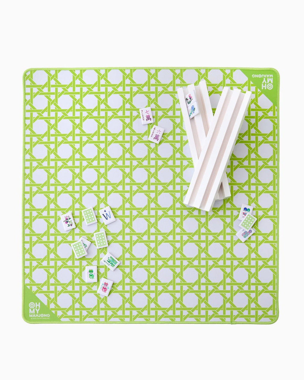 [Oh My Mahjong] Mini Green Cane Mahjong Mat