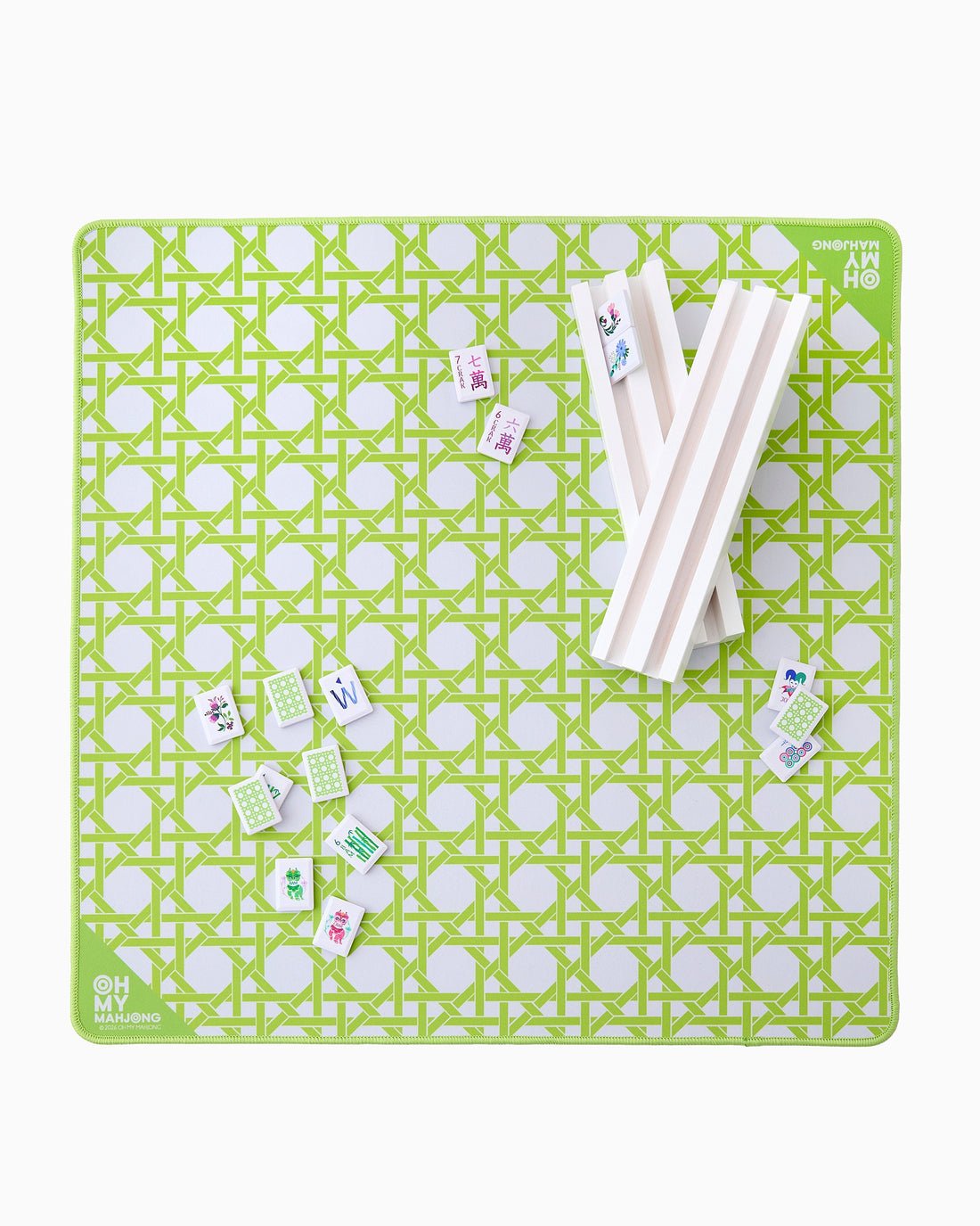 [Oh My Mahjong] Mini Green Cane Mahjong Mat