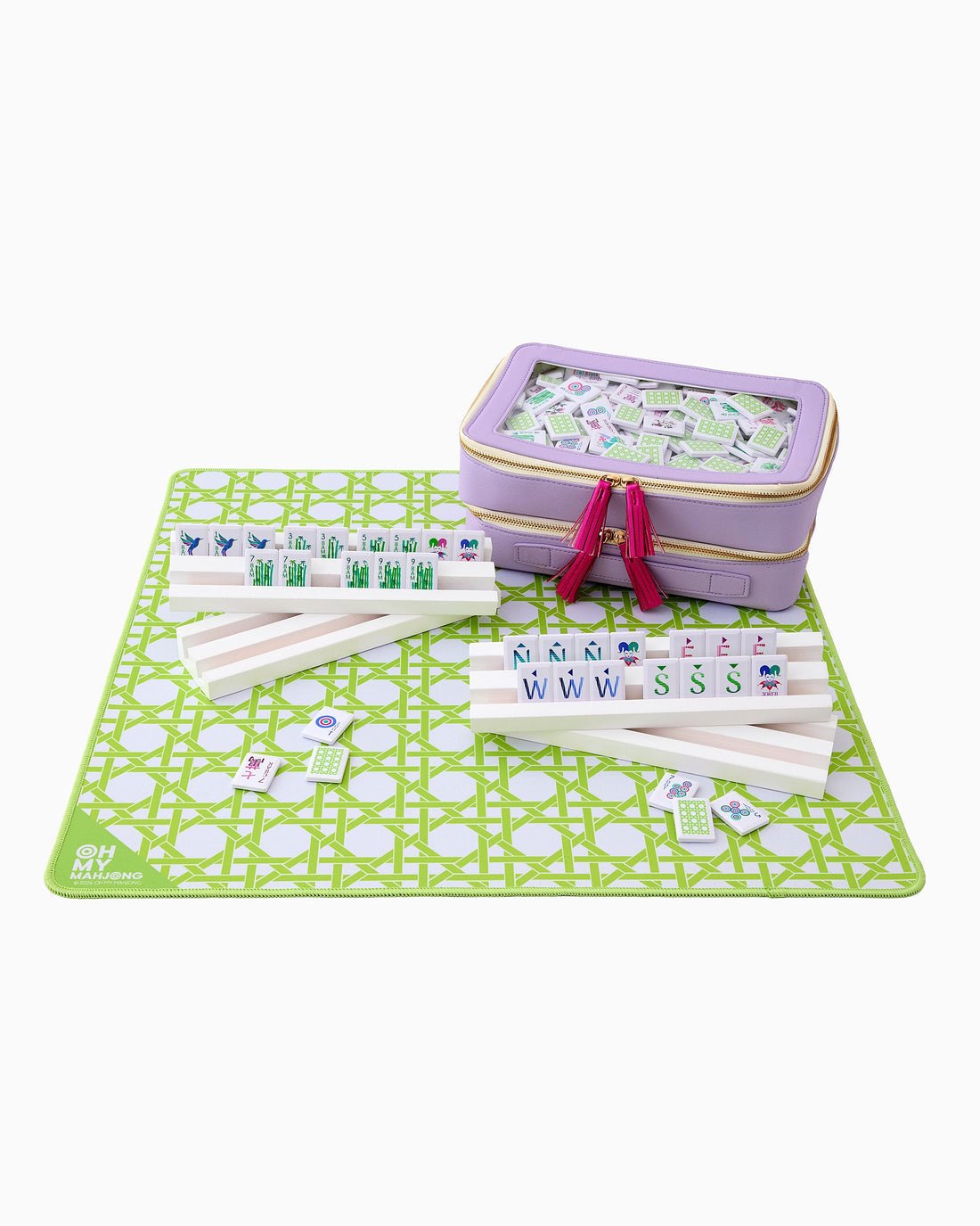 [Oh My Mahjong] Mini Green Cane Mahjong Mat