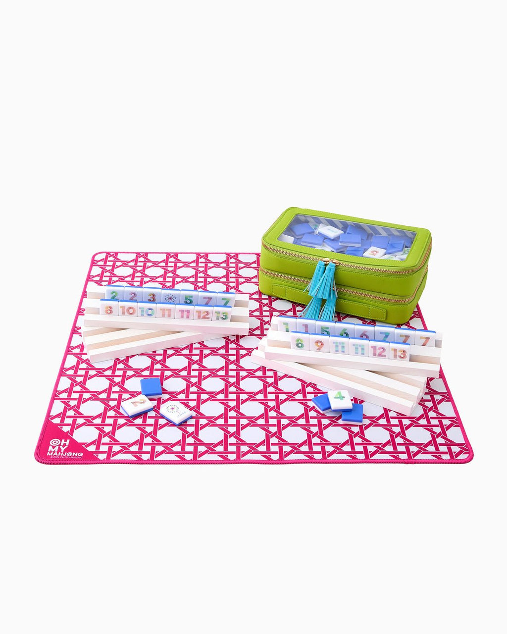 [Oh My Mahjong] Mini Pink Cane Mahjong Mat