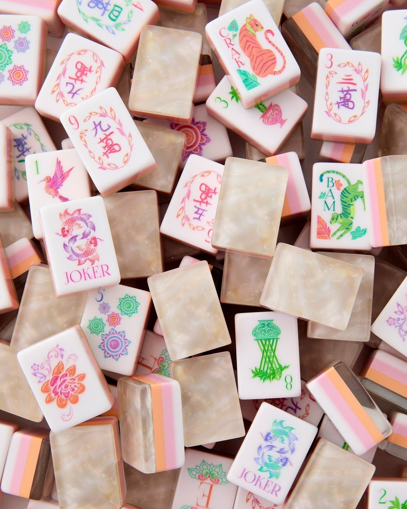 [Oh My Mahjong]  Pearlescent Mahjong Tiles