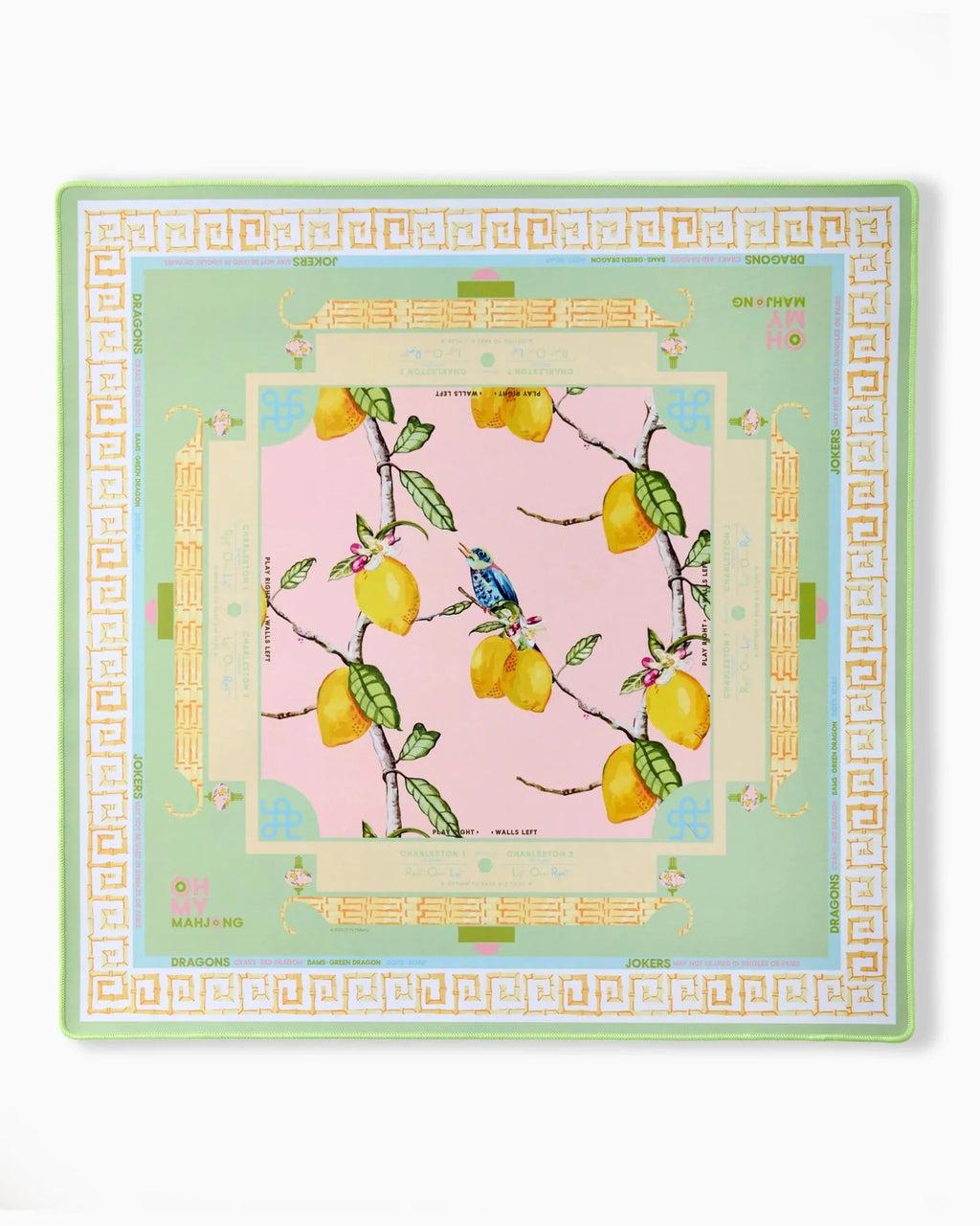 [Oh My Mahjong] The Citrus Songbird Mahjong Mat in Tube
