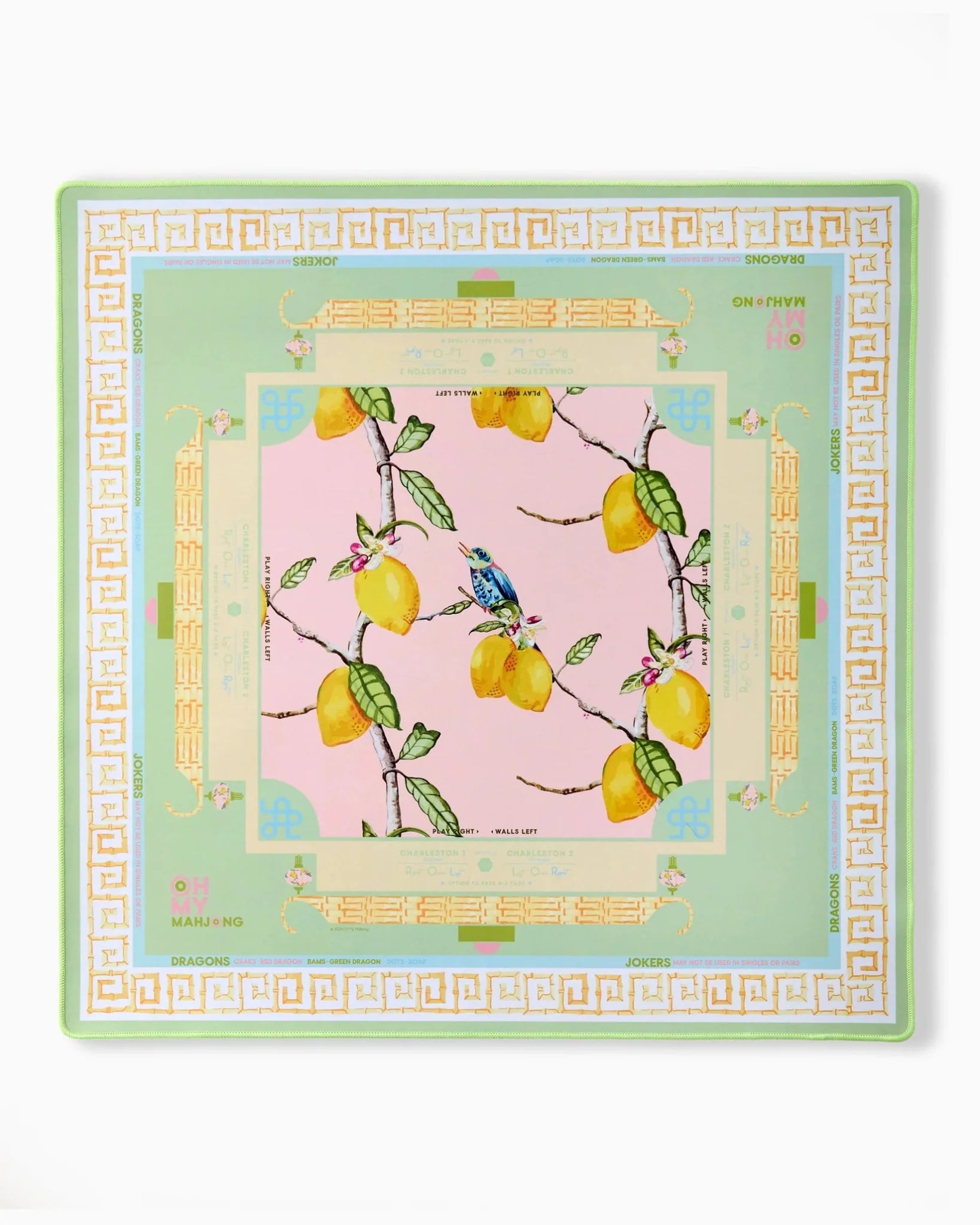 [Oh My Mahjong] The Citrus Songbird Mahjong Mat in Tube