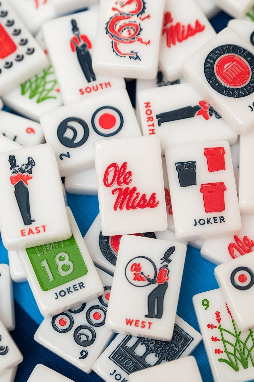Ole Miss® University of Mississippi® Mahjong Tiles